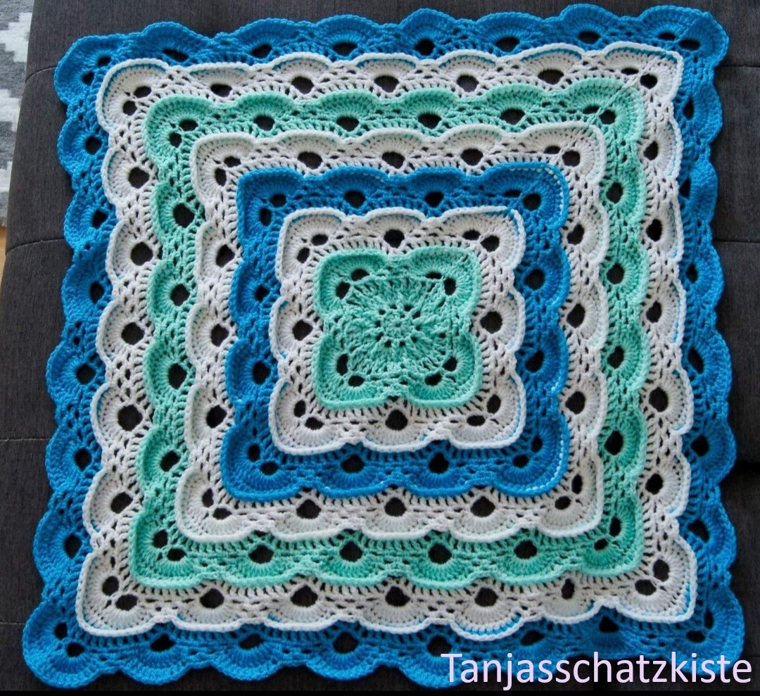 Textured Virus Blanket Free Crochet Pattern ⋆ AmethyStormCrochet