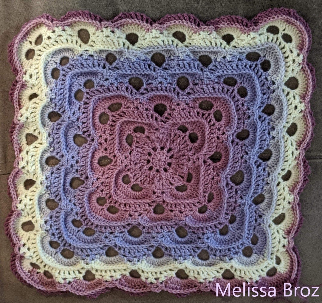Textured Virus Blanket Free Crochet Pattern ⋆ AmethyStormCrochet